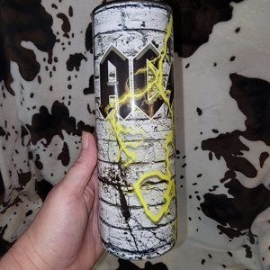 Country Grace With Alisha | Dining | Acdc Rock Band 2oz Skinny Tumbler ...